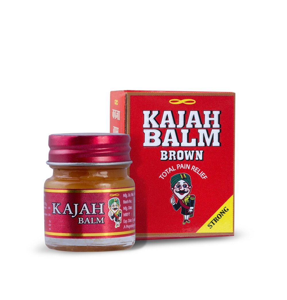 Kajah Brown Balm 10Gms (Pack of 5) Rajah