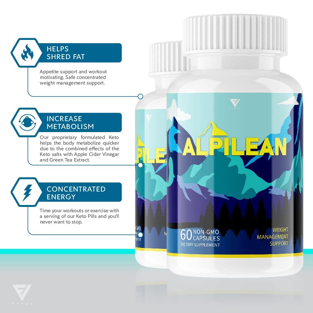 (5 Pack) Alpilean Max Weight Loss Capsules Supplement, Alpilean Ice Hack Support Fyvus
