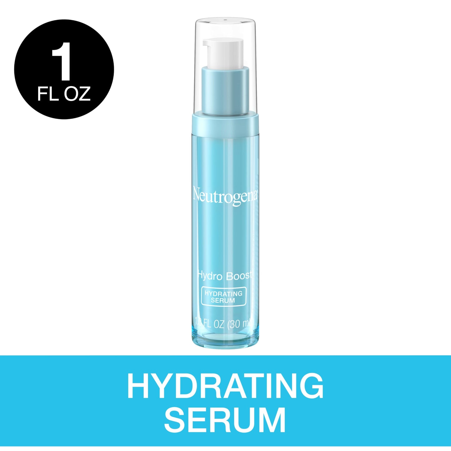 Neutrogena Hydro Boost Hydrating Hyaluronic Acid Face & Neck Serum, Fast-Absorbing Neutrogena