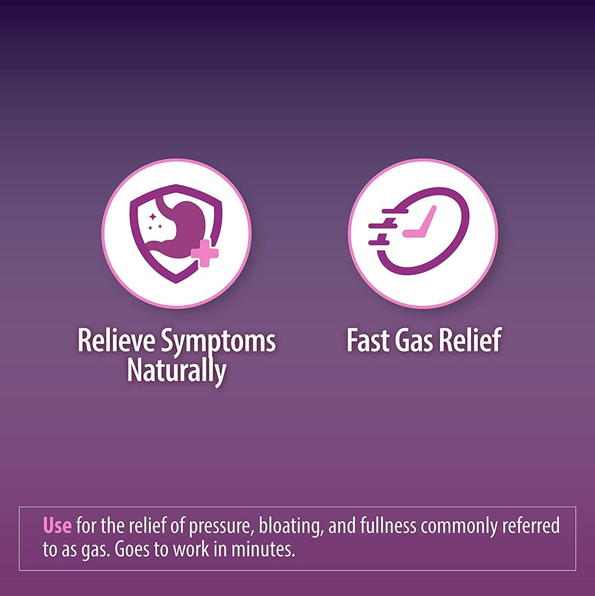 HealthA2Z® Gas Relief Simethicone 250mg, Fast Gas & Bloating Relief, Relieve Symptoms Naturally, 100 Softgels (Pack of 1) HealthA2Z