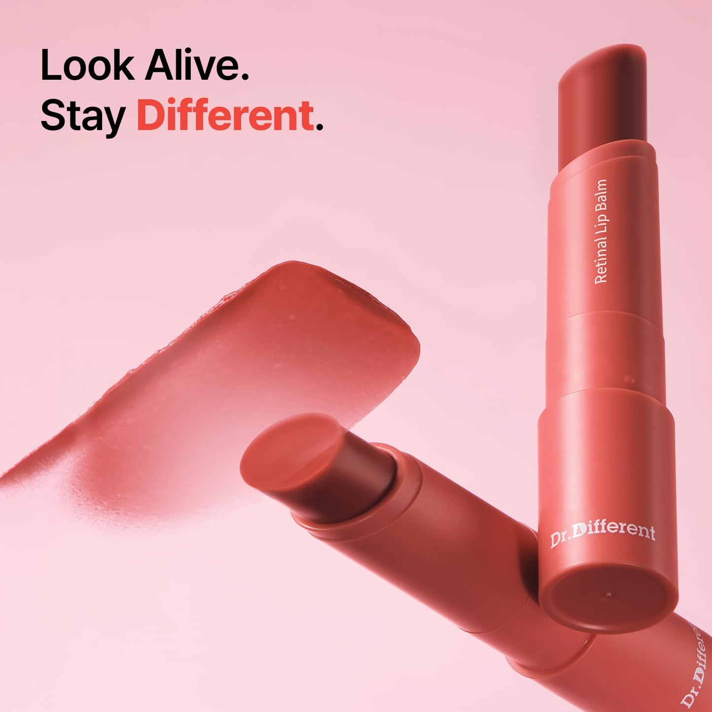 Dr.Different Retinal Lip Balm Tinted, Anti-Wrinkle Lip Treatment with Deep Hydration & Long-Lasting Moisture Dr.Different