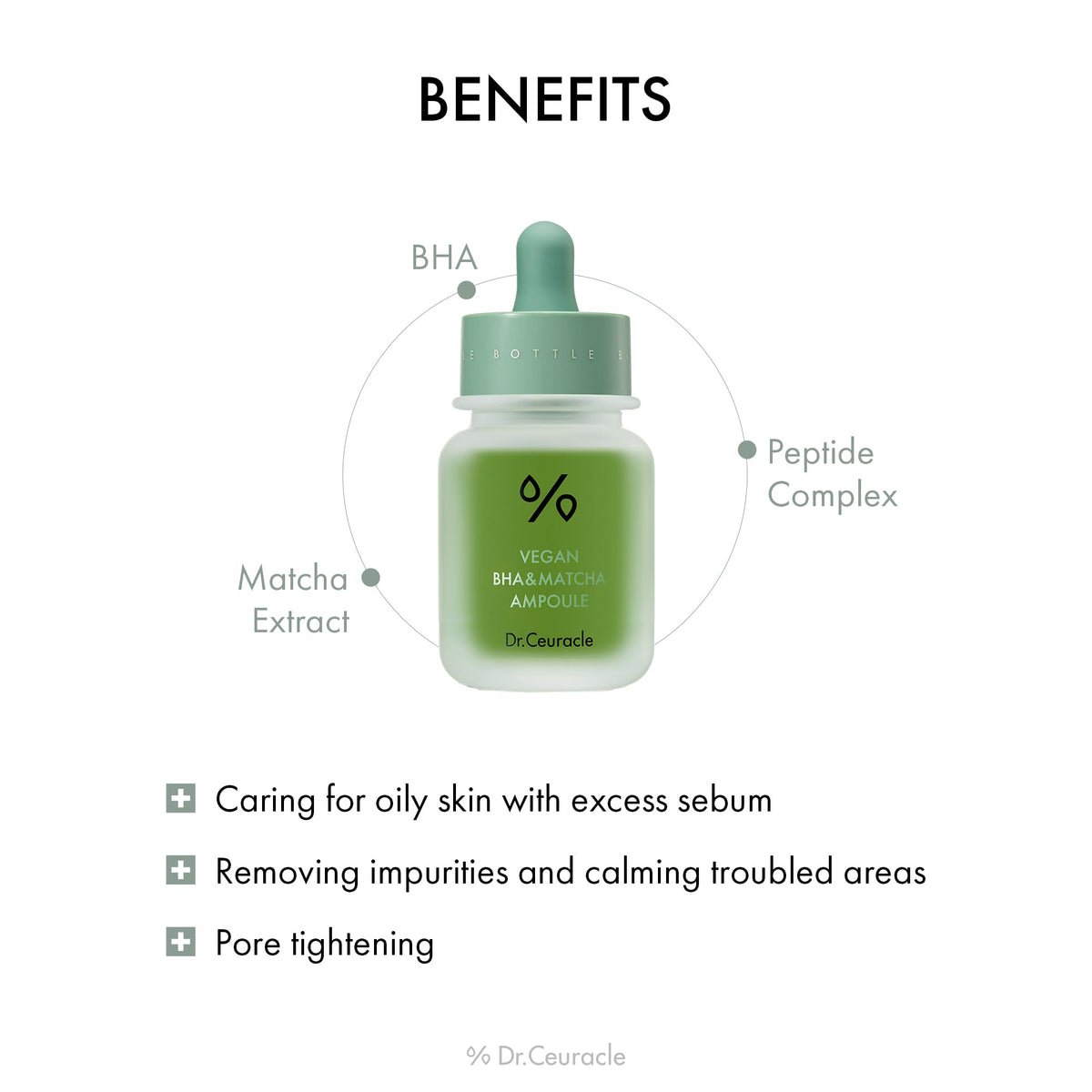 Dr.Ceuracle | Jeju Matcha Tea Essence + Vegan BHA & Matcha Ampoule leegeehaam