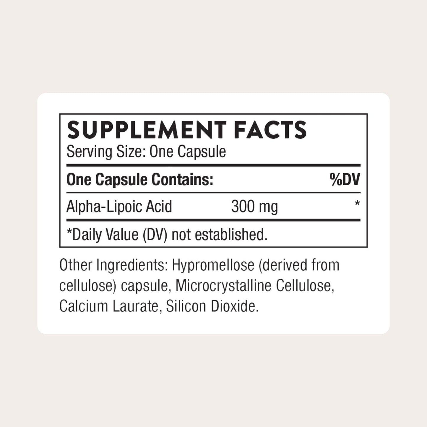 THORNE - Alpha-Lipoic Acid - Provides Antioxidant Support - Supports Liver Detox & Nerve, Eye, Metabolic & Liver Health* - Third-Party Certified THORNE