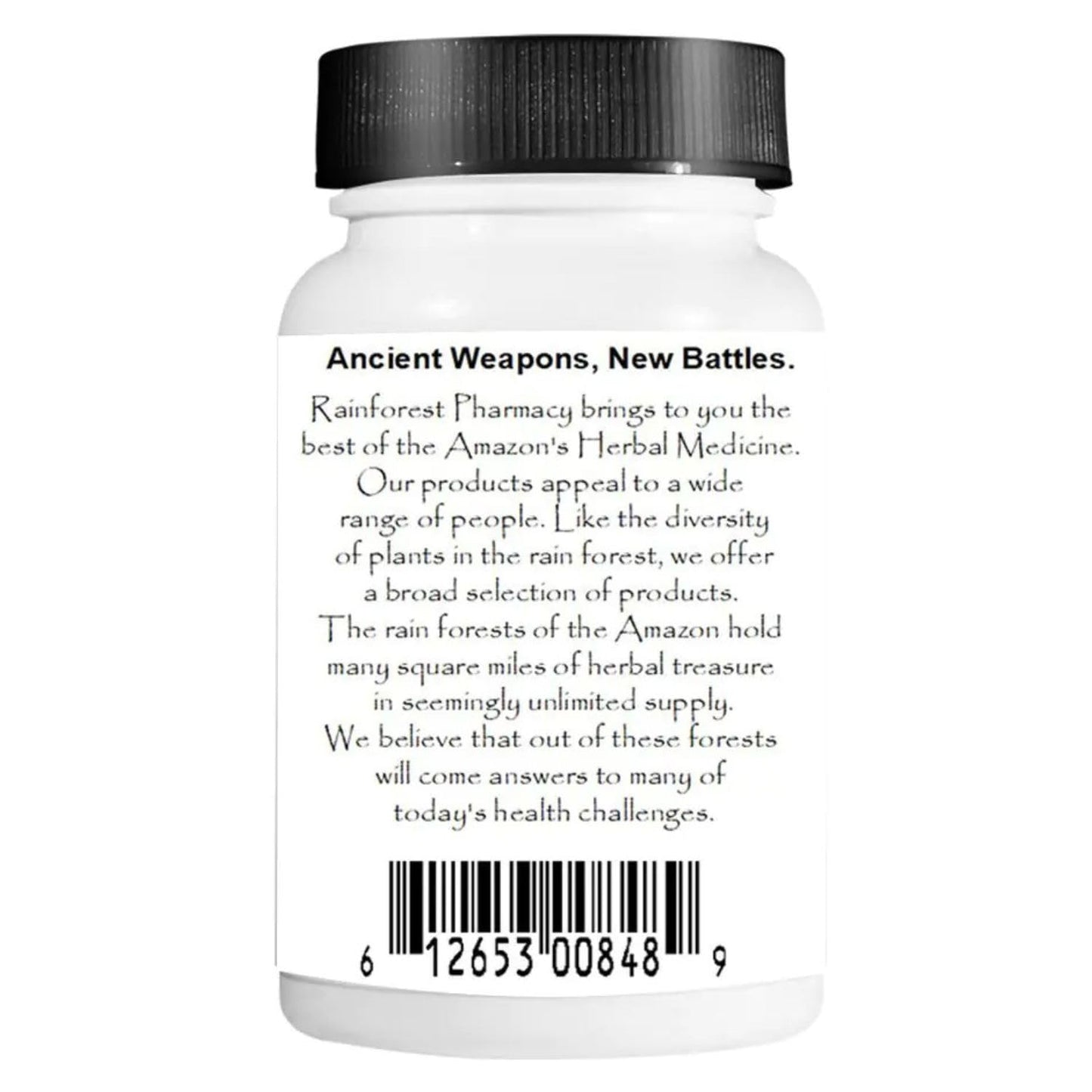 Amazon Lung Support 500mg, 120 Vegetarian Capsules | Ecologically Wildcrafted Herbal Blend for Lung Support | Non-GMO Rainforest Pharmacy