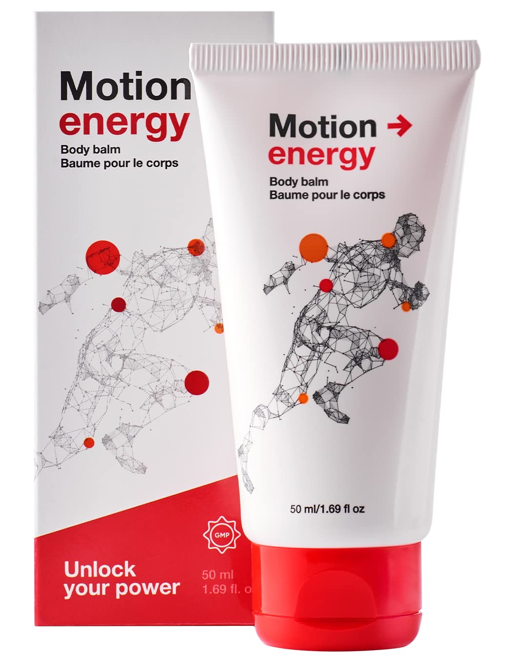 Motion Energy - Body Balm | Eucalyptus, Rosemary, Cinnamon Essential Oils & Ginger | 50 ml | 5 Pack Motion Energy
