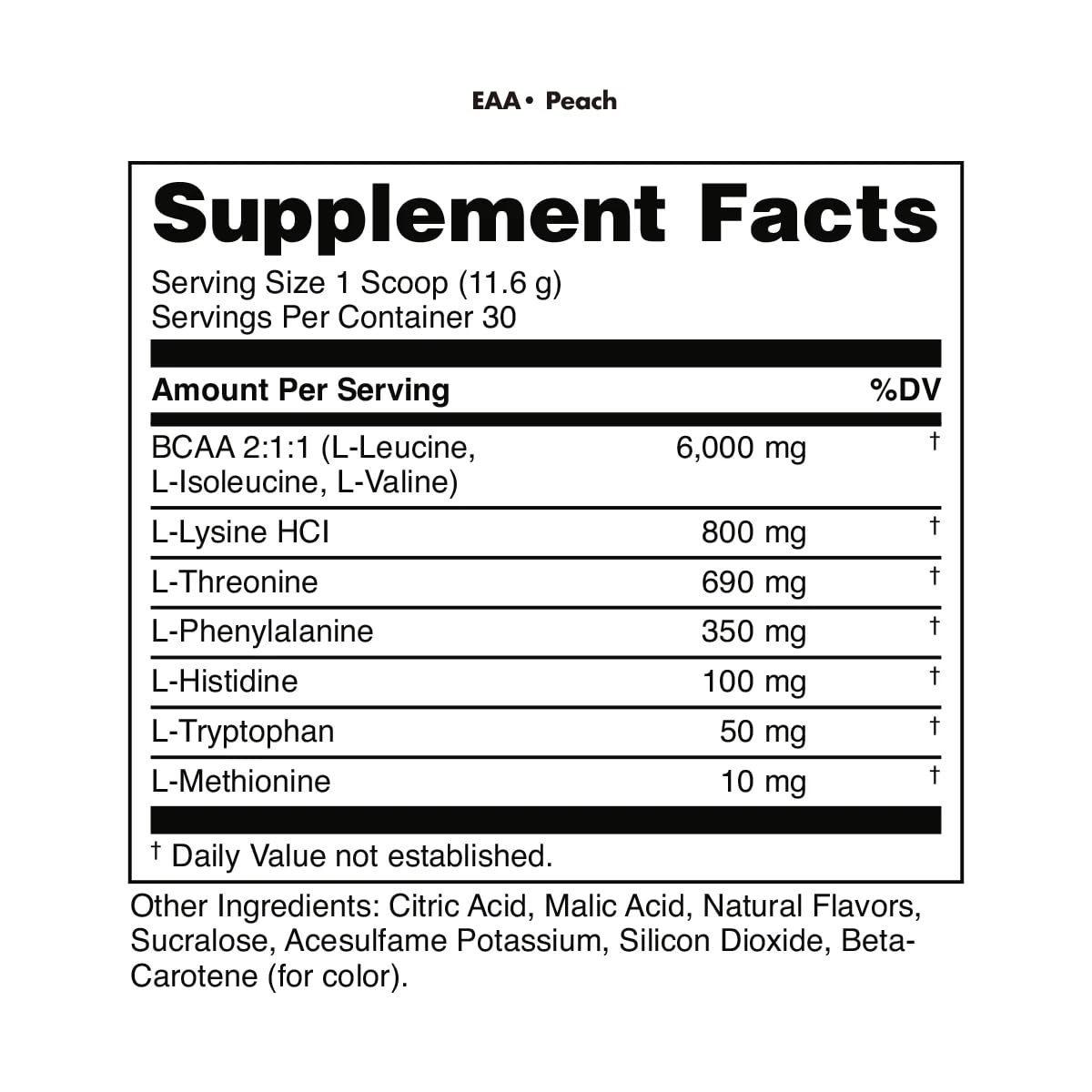 Bucked Up Essential Amino Acids - EAA Powder - Easy Mix, Non Clumping Formula - for Pre/Intra Workout - Pina Colada Flavor - 30 Servings - 11.6 oz Gsupps Australia