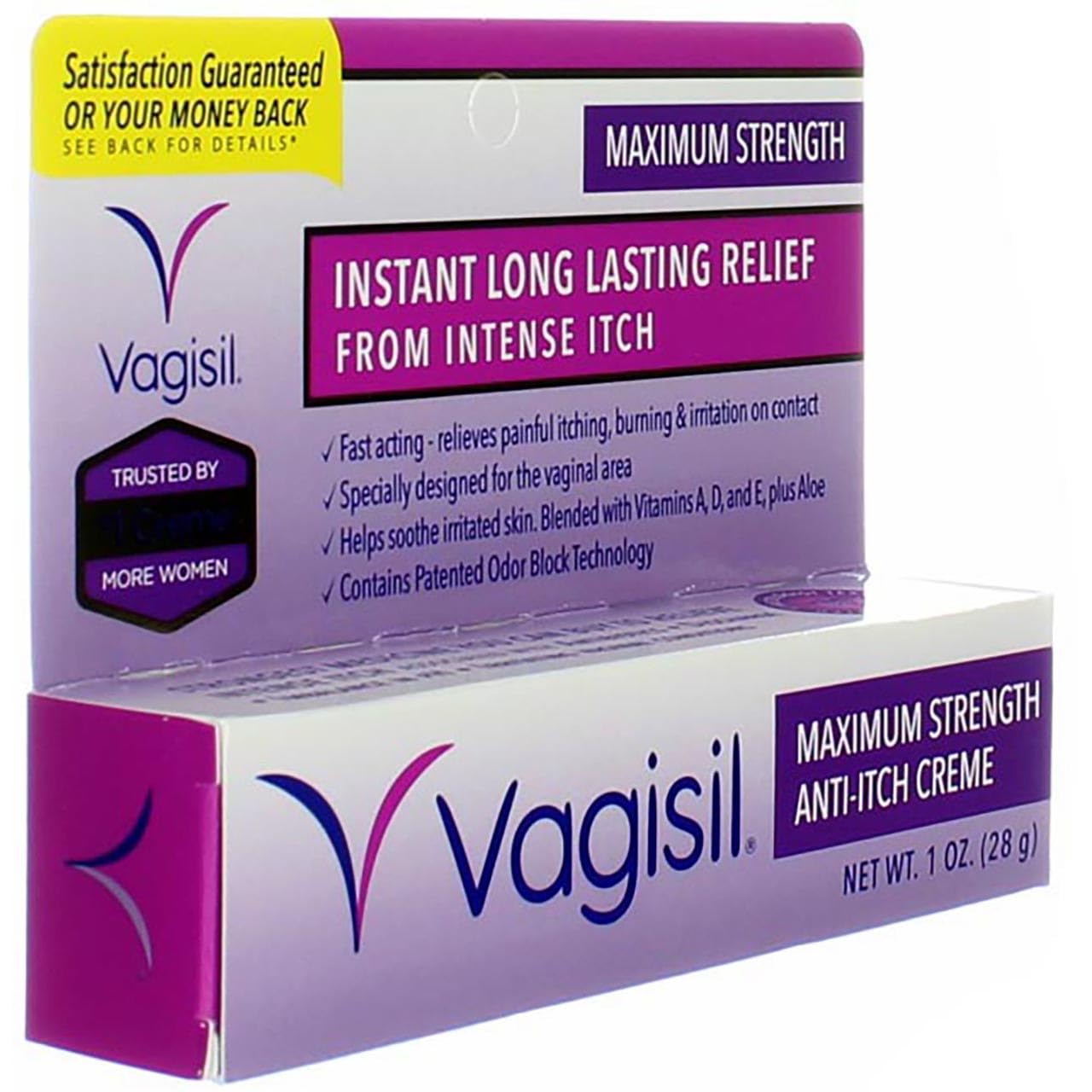 Vagisil Maximum Strength Anti-Itch Creme 1 oz (Pack of 9) Vagisil
