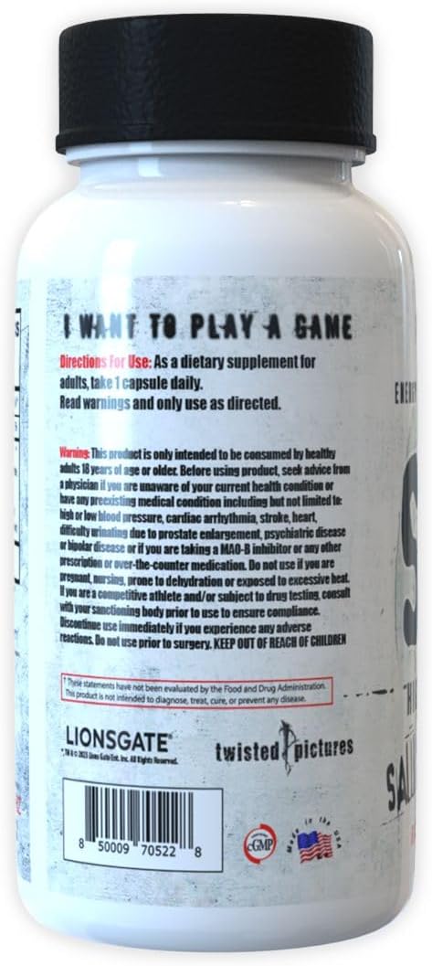 Insane Labz Saw®, High Potency Fat Burner, Thermogenic Weight Loss Supplement and Appetite Suppressant with L-Tyrosine, Yerba Mate, GABA and Alpha Yohimbine, 60 Srvgs Gsupps Australia