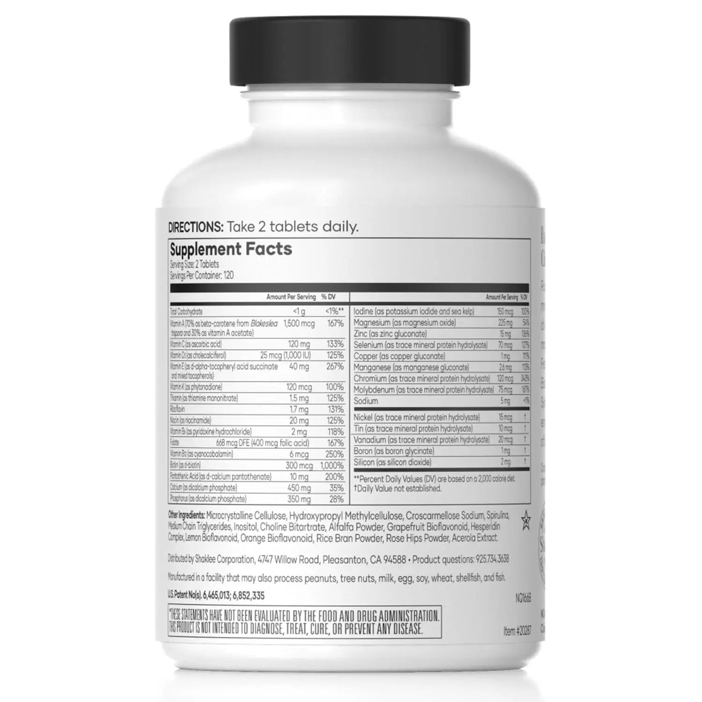Shaklee - Vita-Lea® Men High Potency Multivitamin and Multimineral - Supports Heart, Immune, Bone, and Joint Health Shaklee