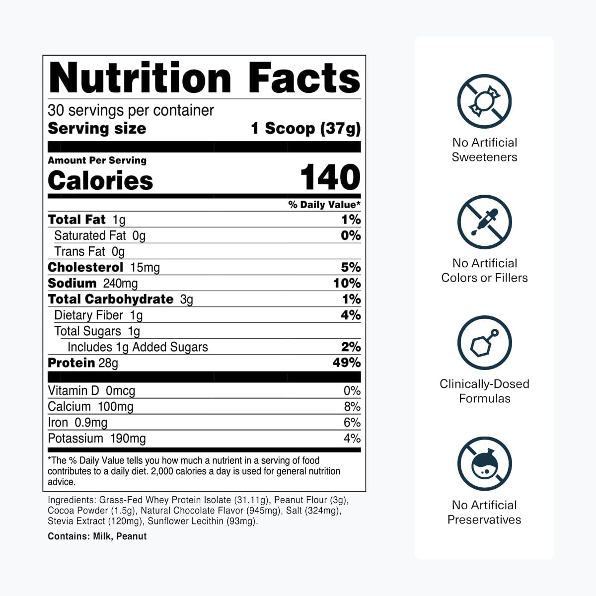 Transparent Labs Grass-Fed Whey Protein Isolate (30 Servings, Chocolate Peanut Butter) & Grass-Fed Whey Protein Isolate (30 Servings, Milk Chocolate) Gsupps Australia