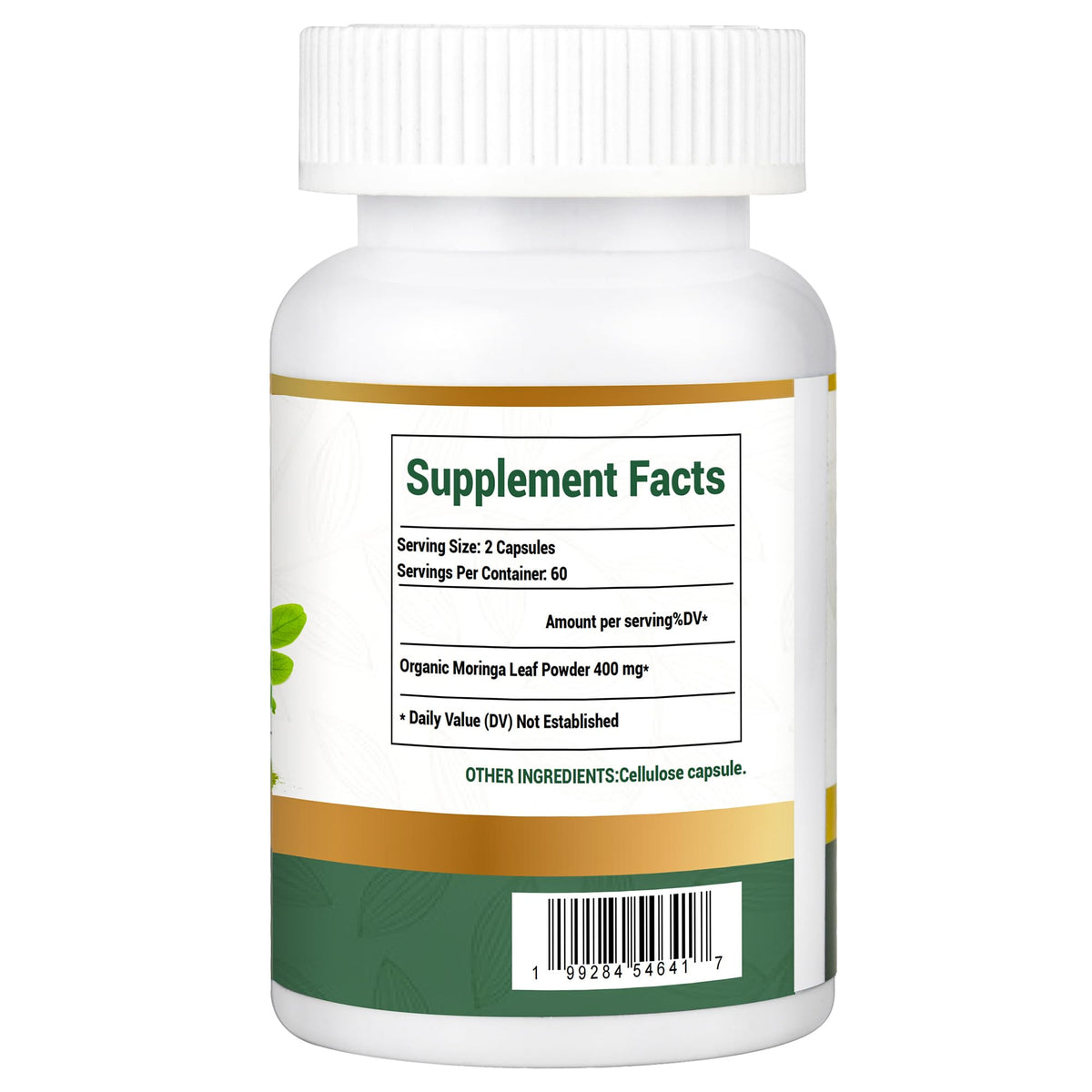 Moringa Capsules, Moringa Pure Capsules For Energy, Immune Support, Gut Health & Powerful Green Superfood, Rich In Antioxidants, Essential Vitamins & Amino Acids MEDI BOTIC