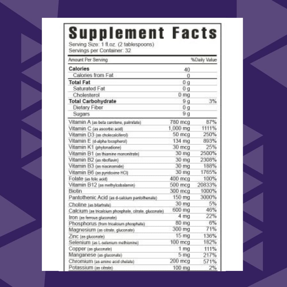 Youngevity Ultimate Classic® - Mega Multi-Vitamin & Mineral Complex - 16 Vitamins, 70+ Minerals, 12+ Amino Acids, Grape Seed, CoQ10, and More - Highly Absorbable Liquid (32 Fl Oz - Pack of 1) Youngevity