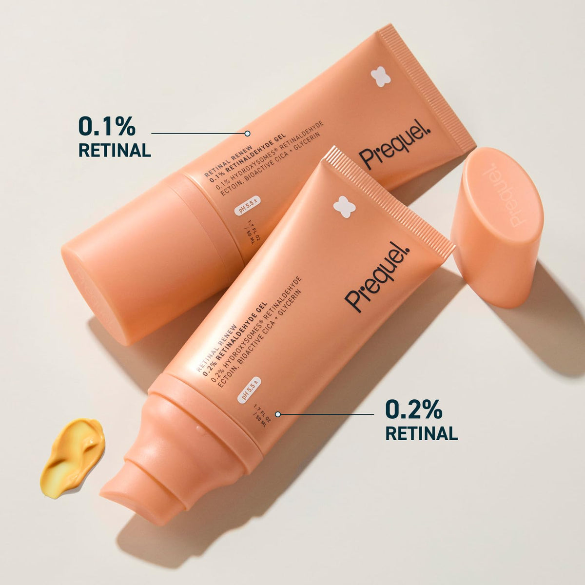 Prequel Skin Retinal Serum - 0.1% Retinaldehyde Gel With Ectoin Cica Oil Prequel