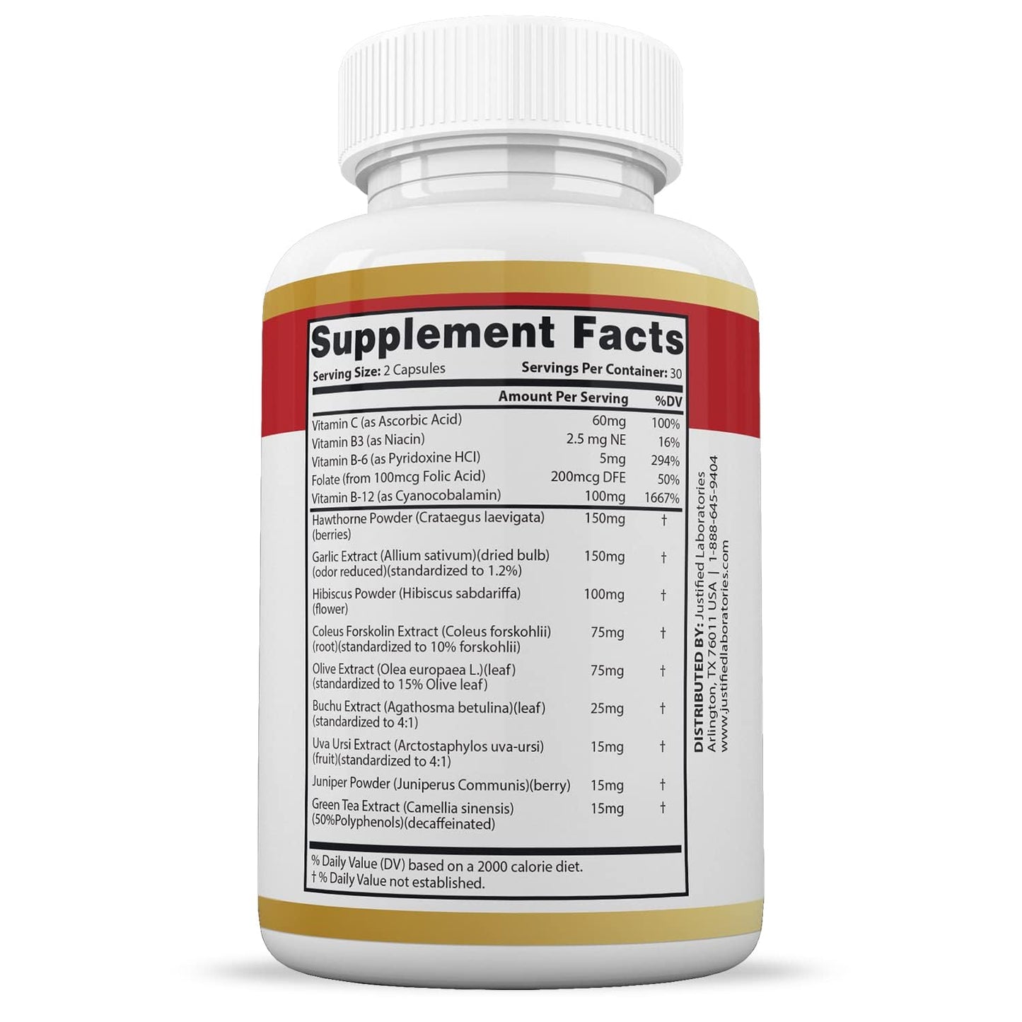 (3 Pack) Blood Balance Advanced Formula 688MG Supplement Pills 180 Capsules Justified Laboratories