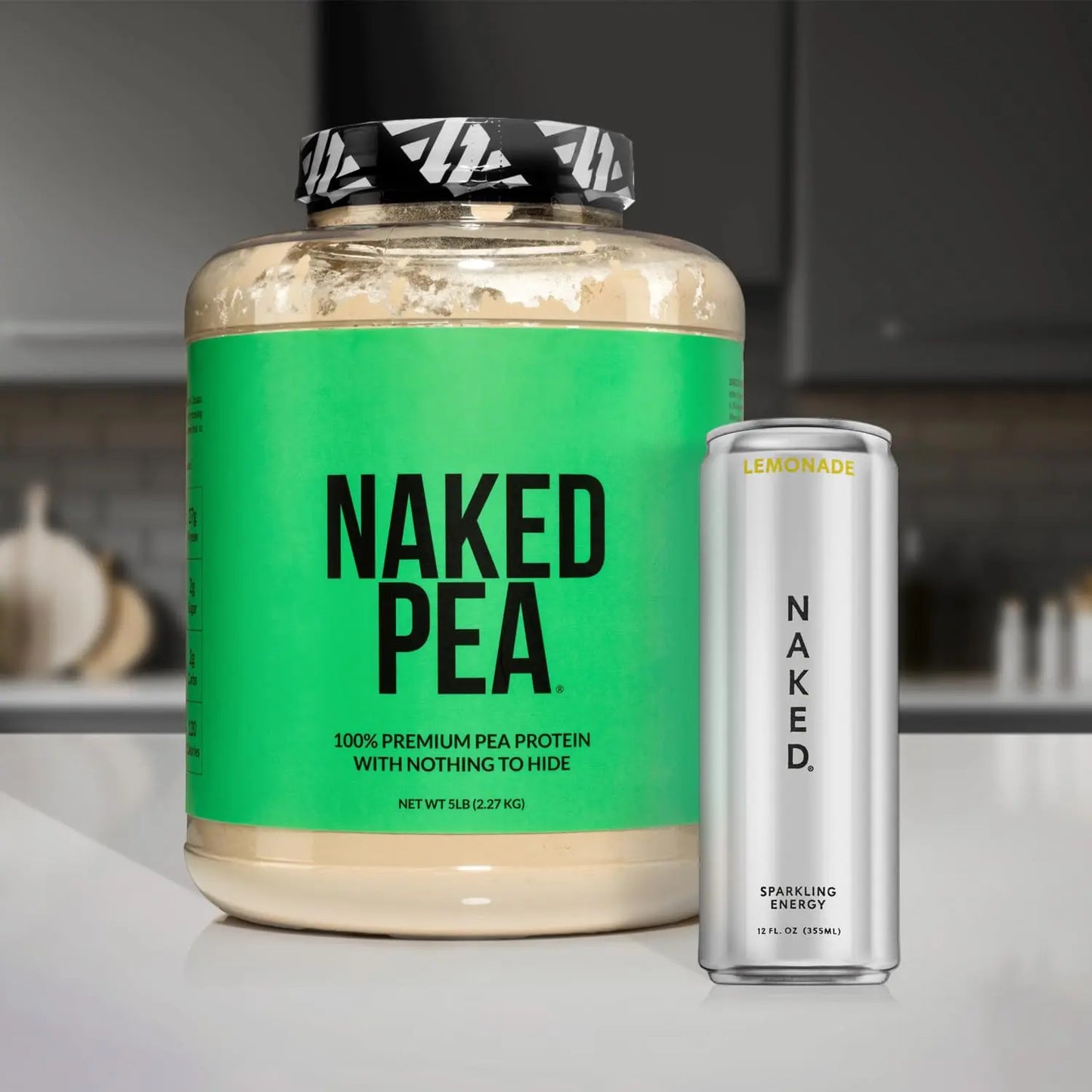 NAKED Pea - Pea Protein Isolate - Plant Based, Vegetarian & Vegan Protein. NSF Certified, Easy to Digest, Non-GMO, No Lactose NAKED