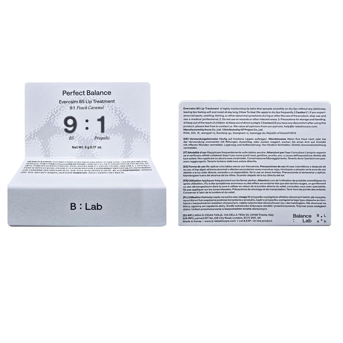 B:Lab Evercalm B5 Lip Treatment 5g B_LAB