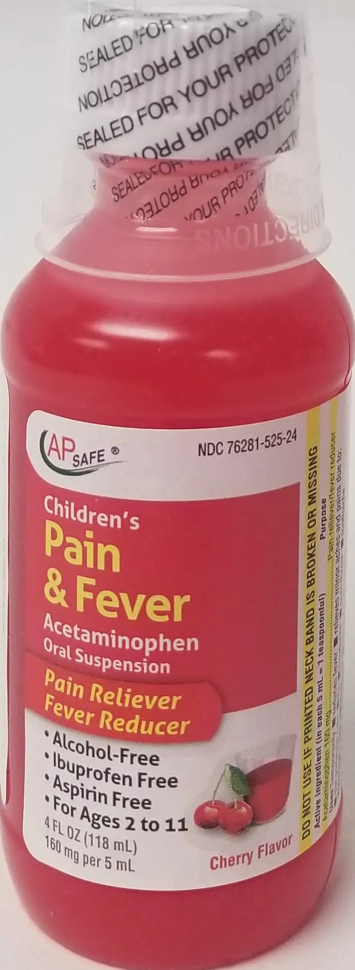 Children's Pain & Fever Acetaminophen Oral Suspension Generic