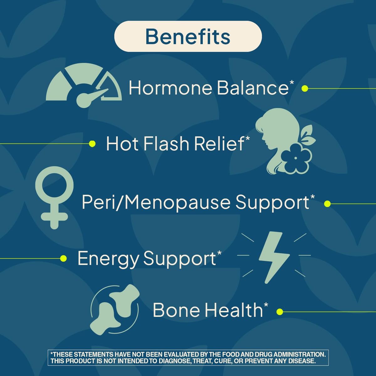Nature's Wonder Not Today Hormones Perimenopause and Menopause Support Supplement for Women with Estro-G100, Supports Hot Flashes and Night Sweats 60 Vegetarian Capsules, 60 Day Supply Nature's Wonder