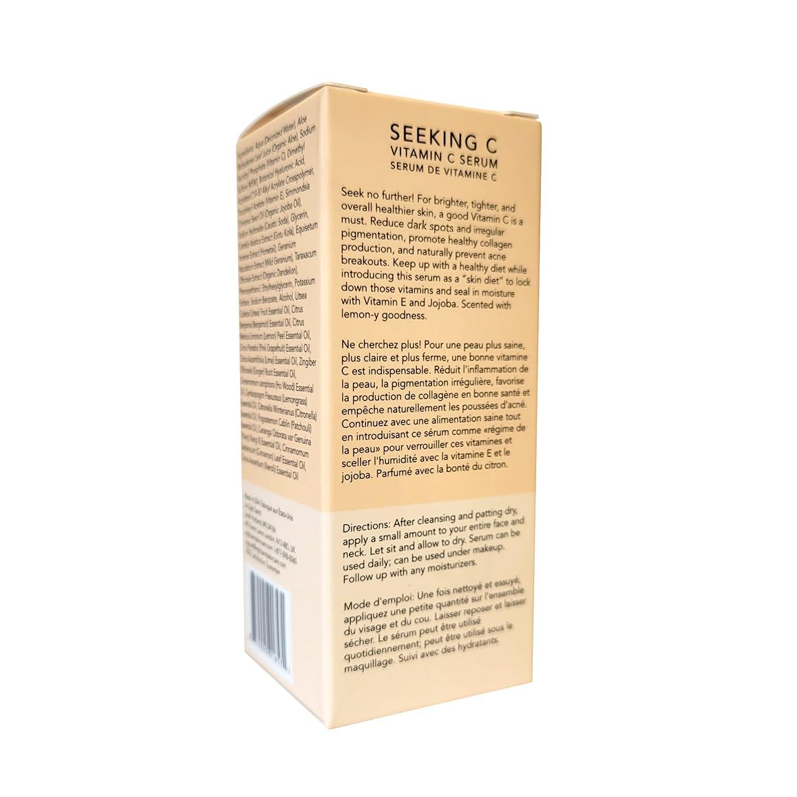 Eight Saints Vitamin C Serum For Face, Anti Aging Facial Serum, Hyaluronic Acid, Vitamin E, Aloe Vera and Jojoba Oil, Hydrating & Brightening Serum for Dark Spots, Fine Lines and Wrinkles, 1oz Eight Saints