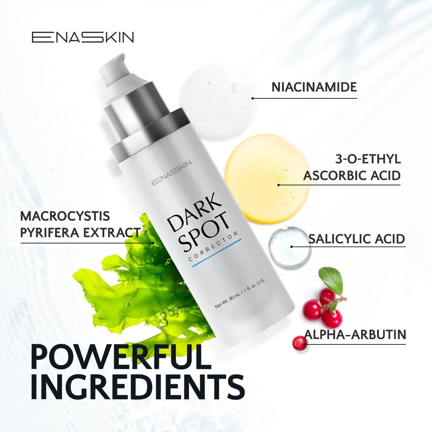EnaSkin Dark Spot Remover for Face and Body: Advanced Formula Spot Corrector Cream to Fade Age Spots, Sun Spots, Freckles EnaSkin