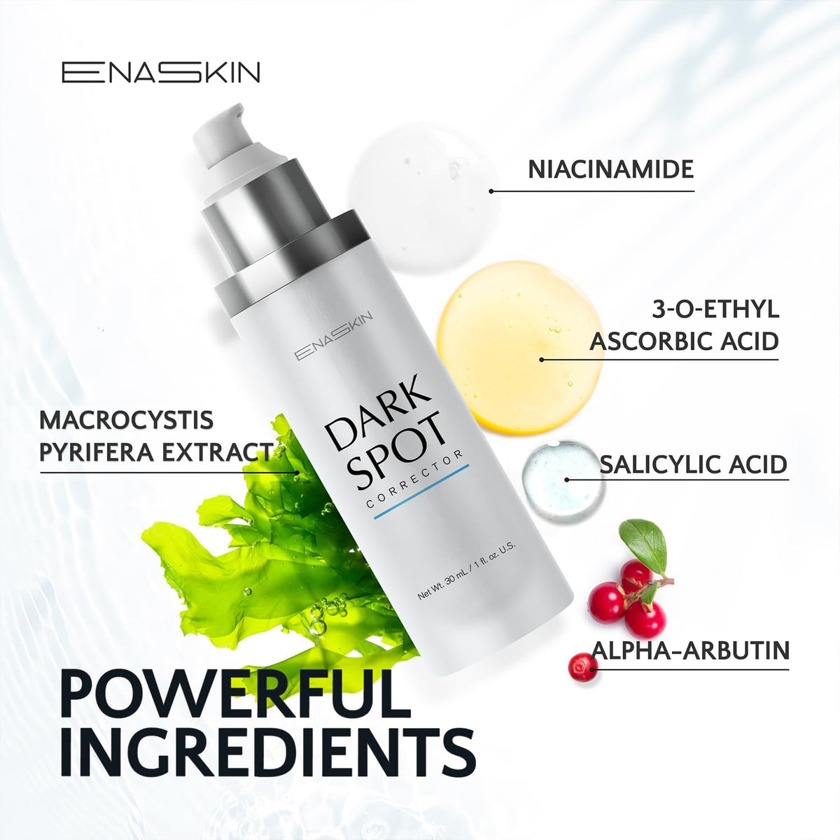 EnaSkin Dark Spot Remover for Face and Body: Advanced Formula Spot Corrector Cream to Fade Age Spots, Sun Spots, Freckles EnaSkin