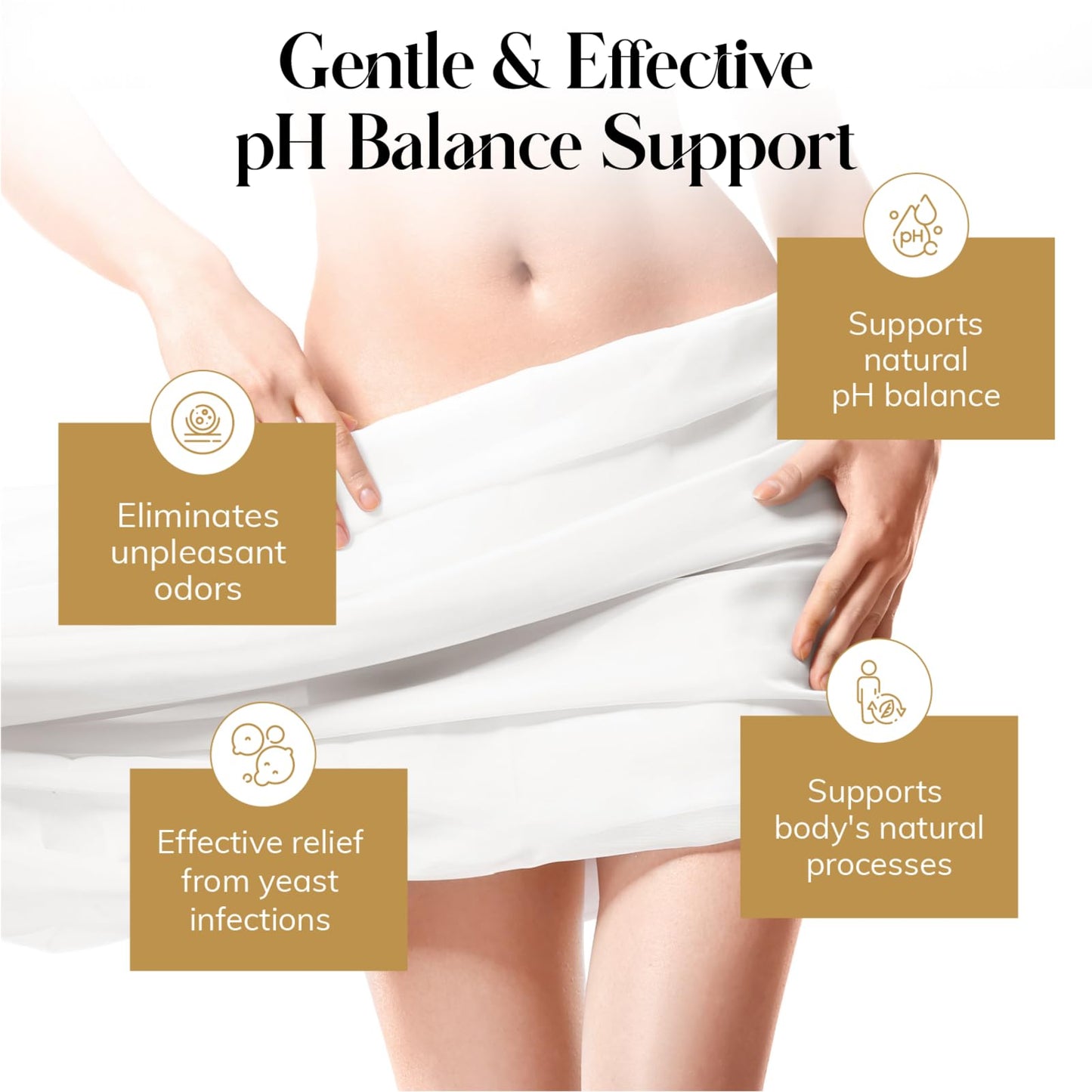 PureLux Boric Acid Feminine Wellness Support 800mg Size 000 30 Count Fragrance-Free Personal Care Formula PureLux Naturals
