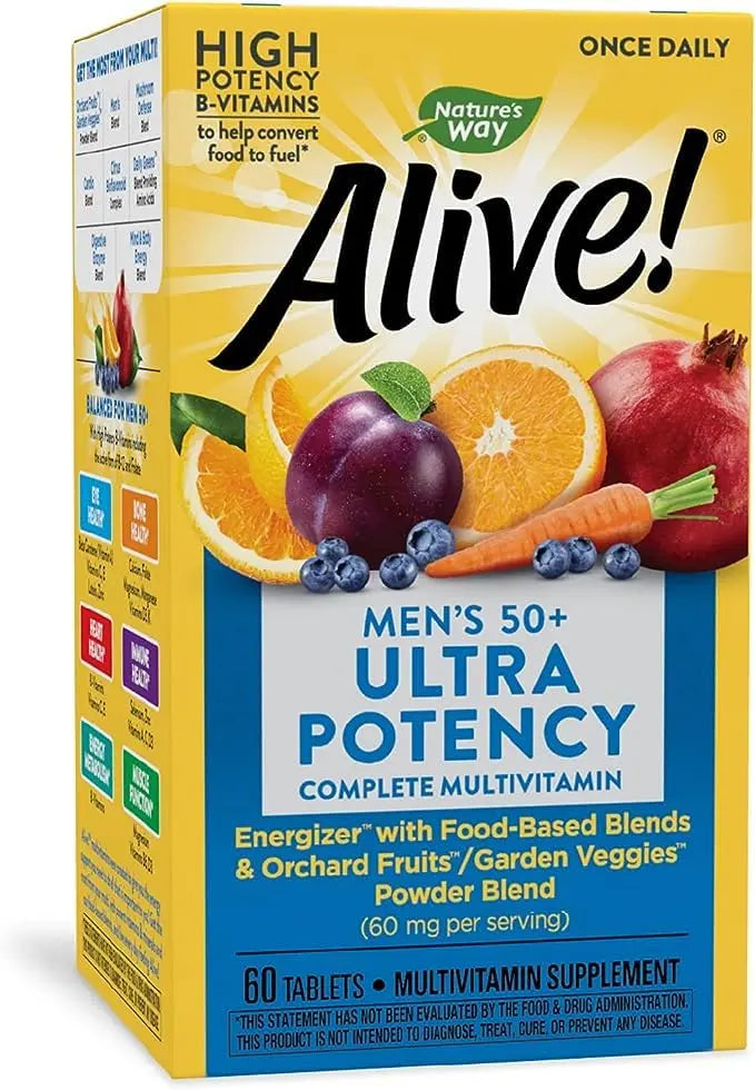 Alive! Once Daily Men's 50+ Ultra - 60 Tablets by Nature's Way Nature's Way