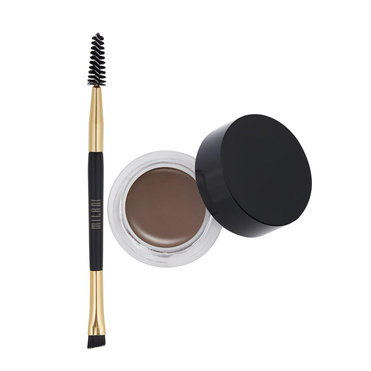 Milani Stay Put Brow Color - Long Lasting Eyebrow Color - Dark Brown Milani