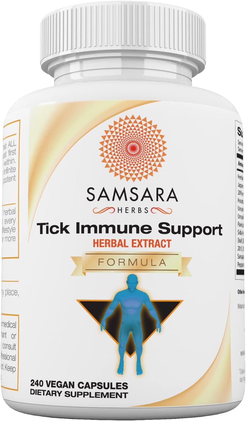 Samsara Herbs Tick Immune Support - (240 Capsules) Samsara Herbs Store