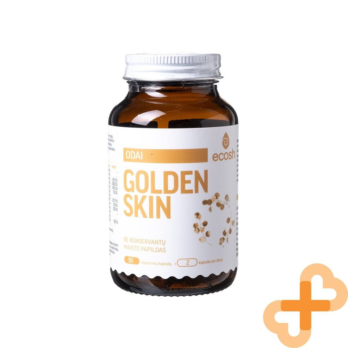 ECOSH GOLDEN Skin 90 Capsules Supplement For Skin and Normal Pigmentation ECOSH