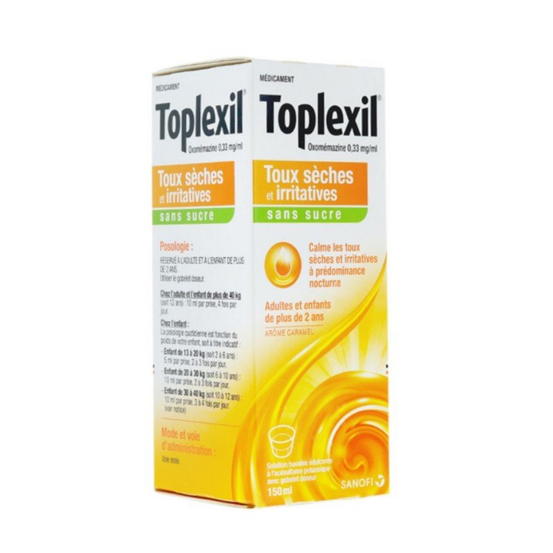 Toplexil sugar-free 150 ml - SANOFI Euro-pharmas