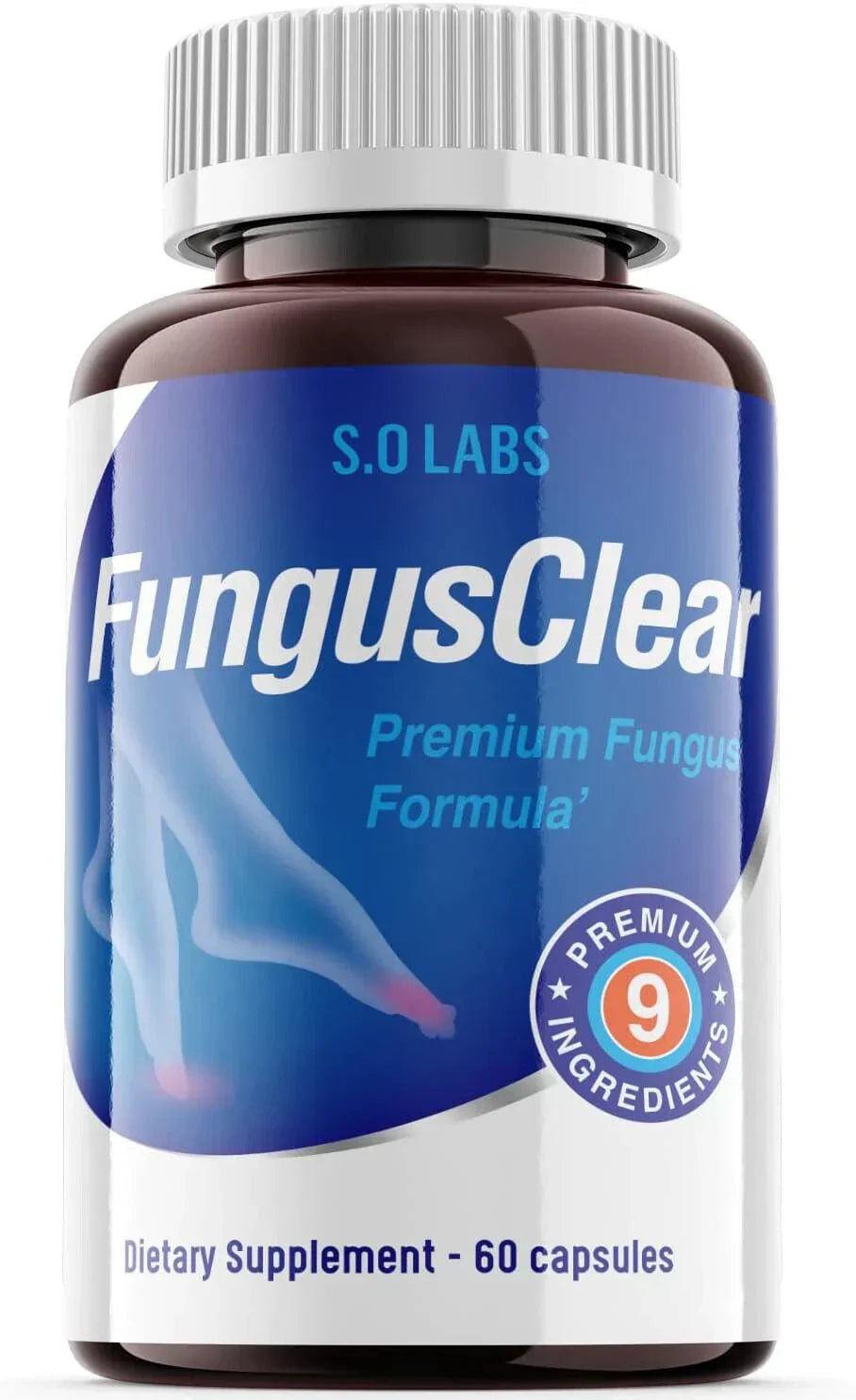 Official Fungus Clear Probiotic for Men and Women (1 Pack) S.O Labs