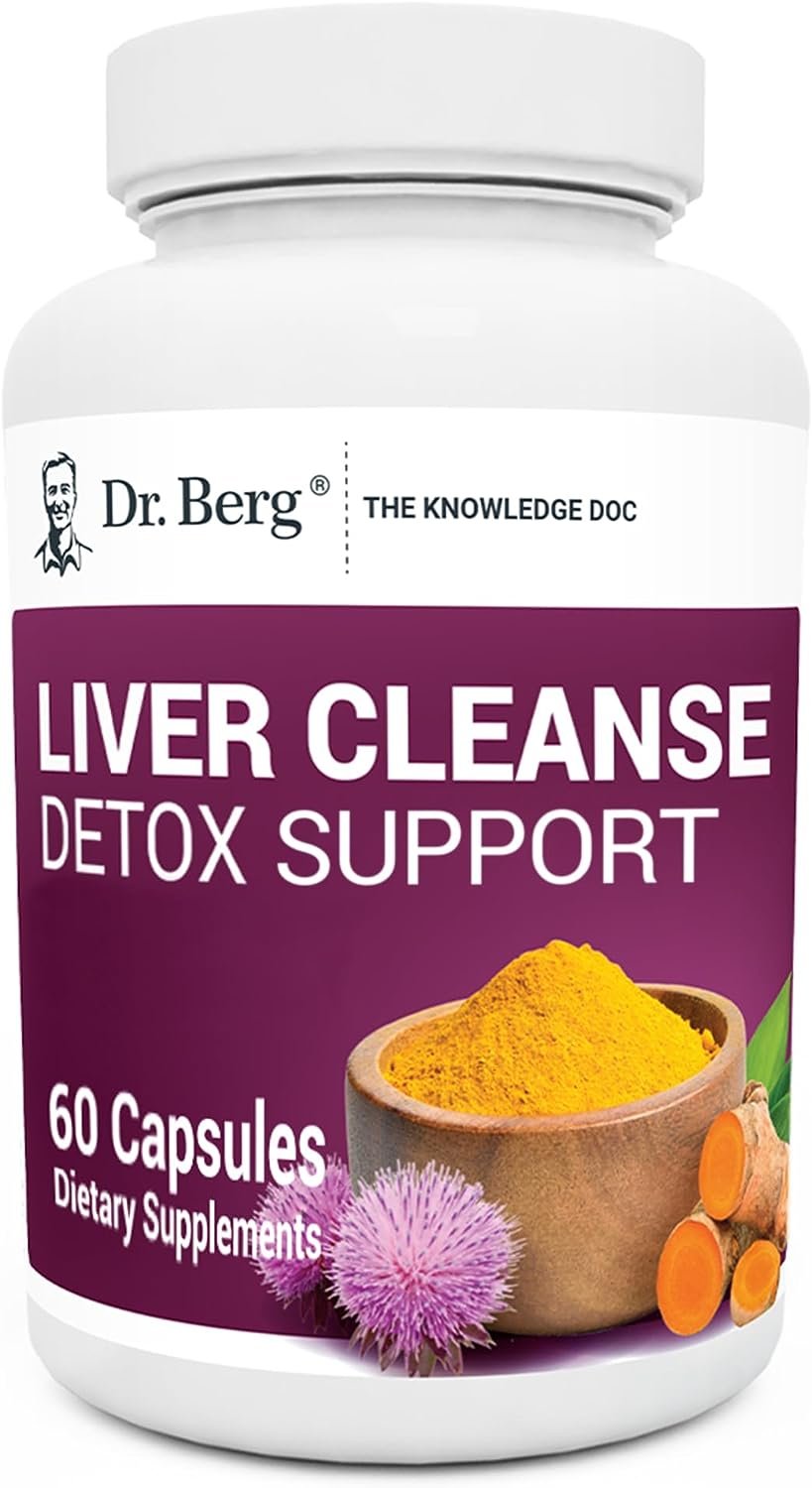 Dr. Berg Liver Cleanse Detox Capsules w/Unique Blend of Milk Thistle Dr. Berg Nutritionals Store