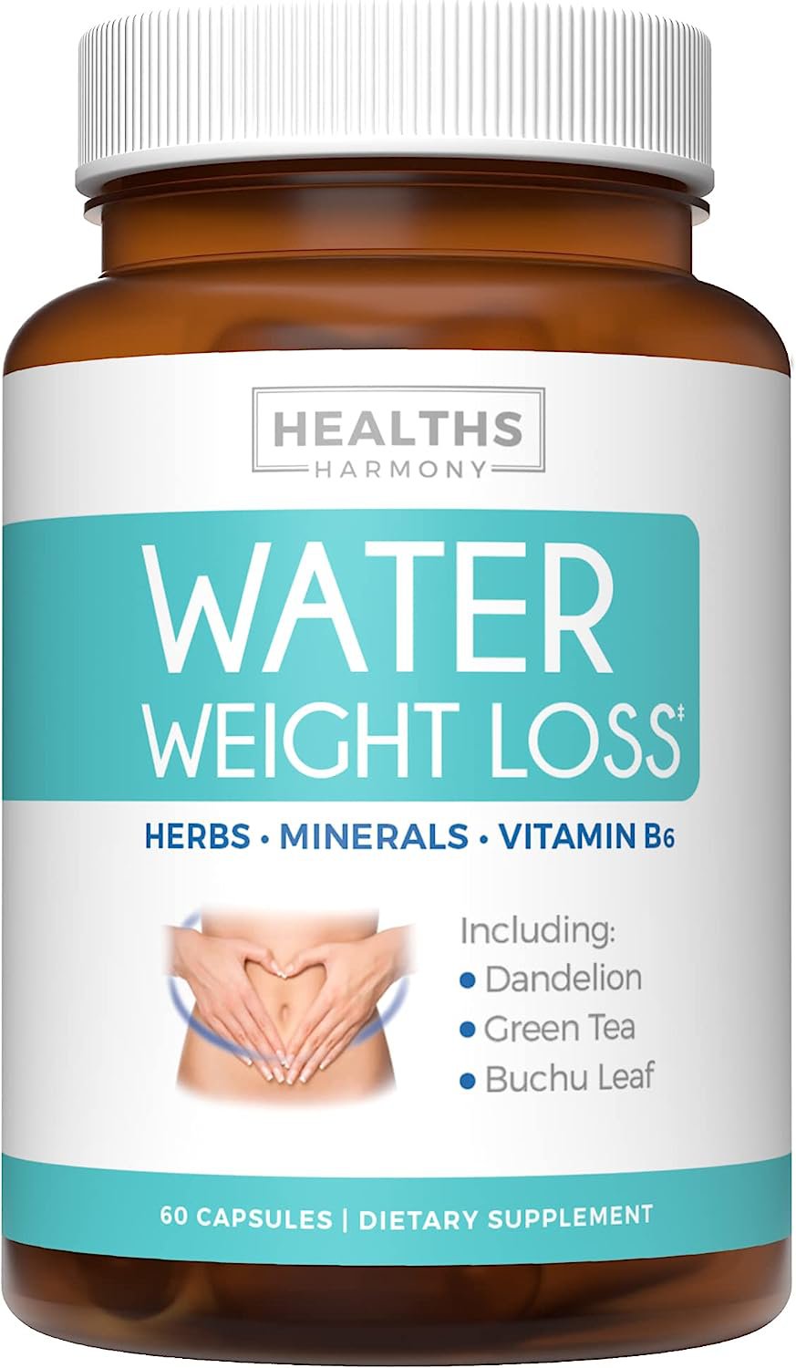 Water Pills - Natural Diuretic: Helps Relieve Bloating, Swelling & Water Retention Healths Harmony Store