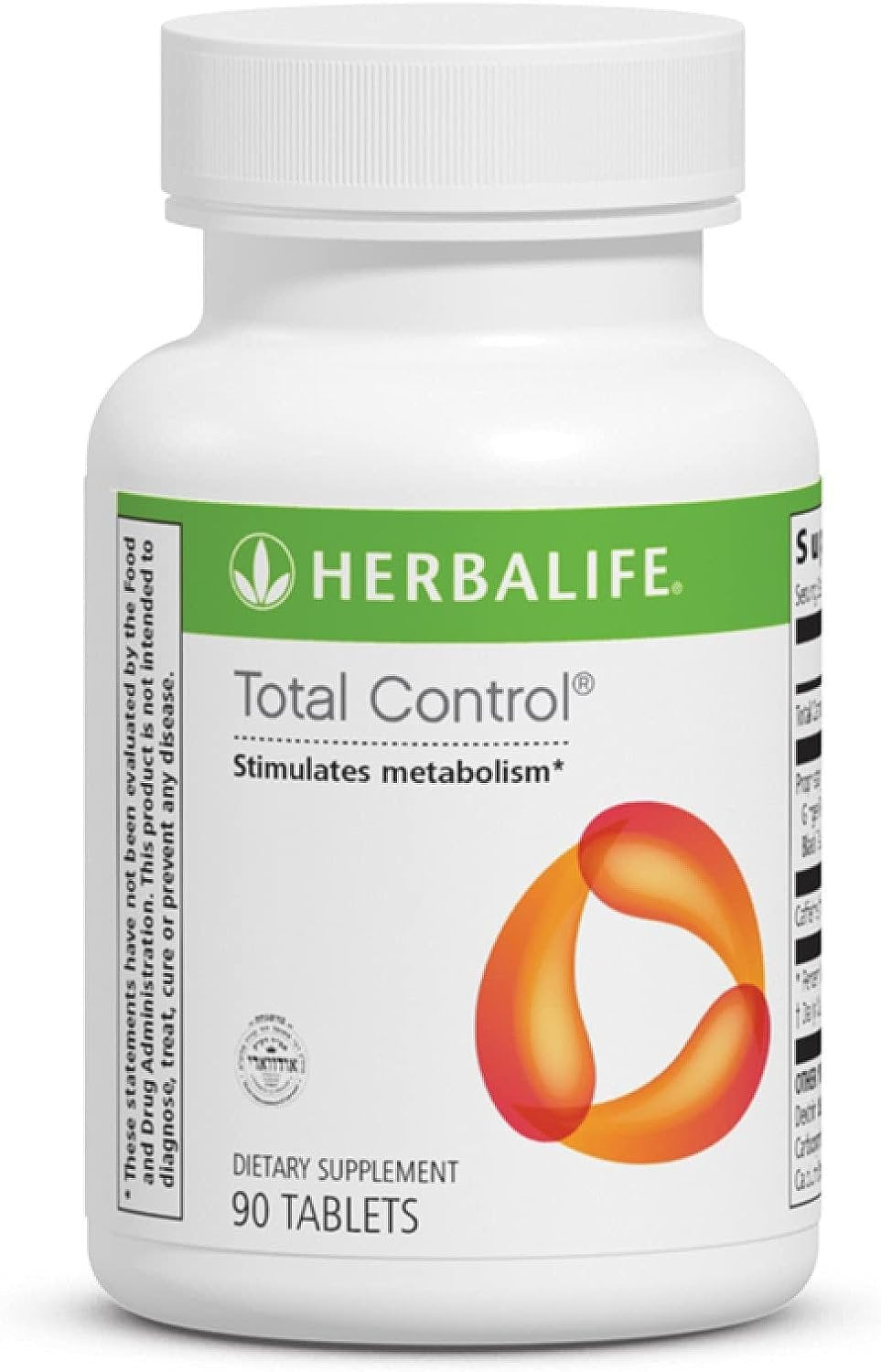 herbalife Total Control Original 90 Tablets.(one Tablet Three Times per Day) Herbalife