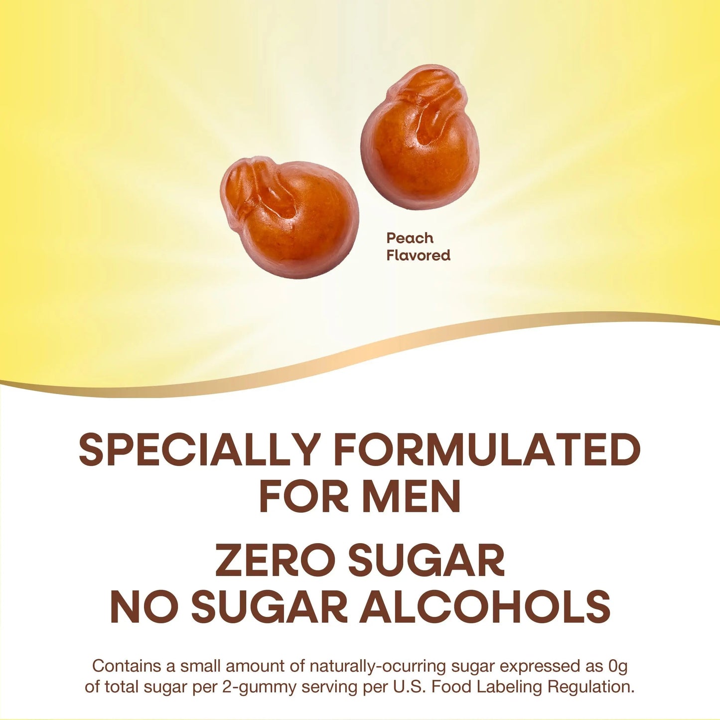 Nature’s Way Alive! Zero Sugar Men's Gummy Multivitamins, Energy Metabolism*, Muscle Function*, B-Vitamins Nature's Way