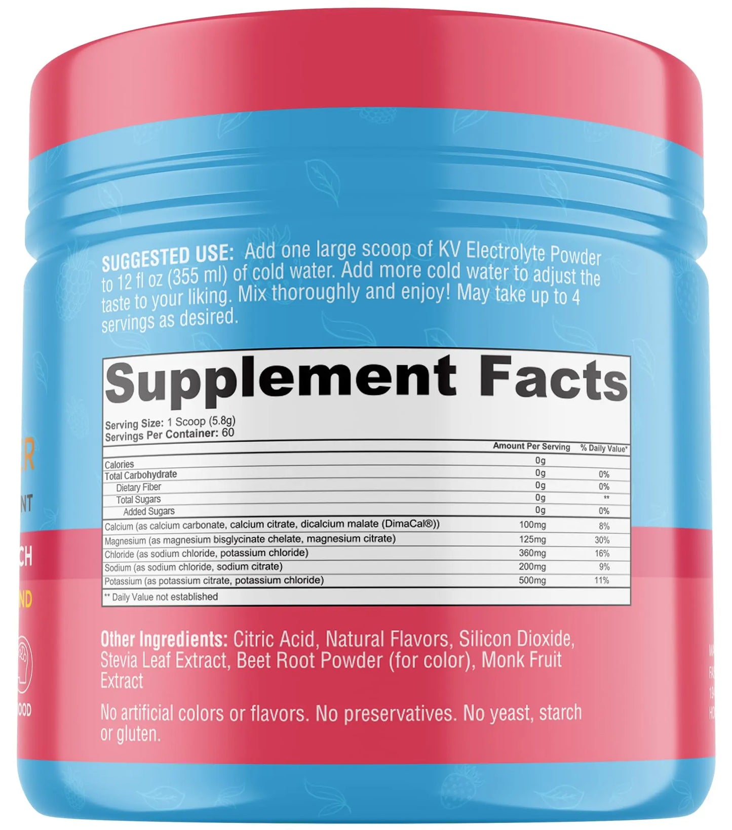 Keto Vitals Keto Electrolytes Powder | Keto-Friendly Electrolytes with Potassium, Magnesium, Sodium, Calcium | Electrolytes Sugar Free | Supplement Energy Drink Mix Keto Vitals