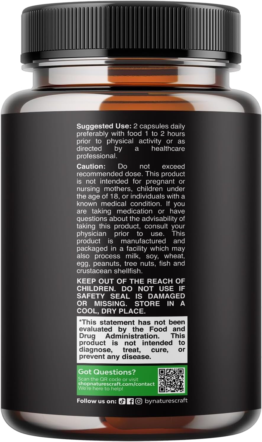 Horny Goat Weed for Men - Extra Strength Male Supplement with Black Maca Root, Tongkat Ali, Saw Palmetto & Panax Ginseng Extract for Stamina & Energy - 60 Count Gsupps Australia
