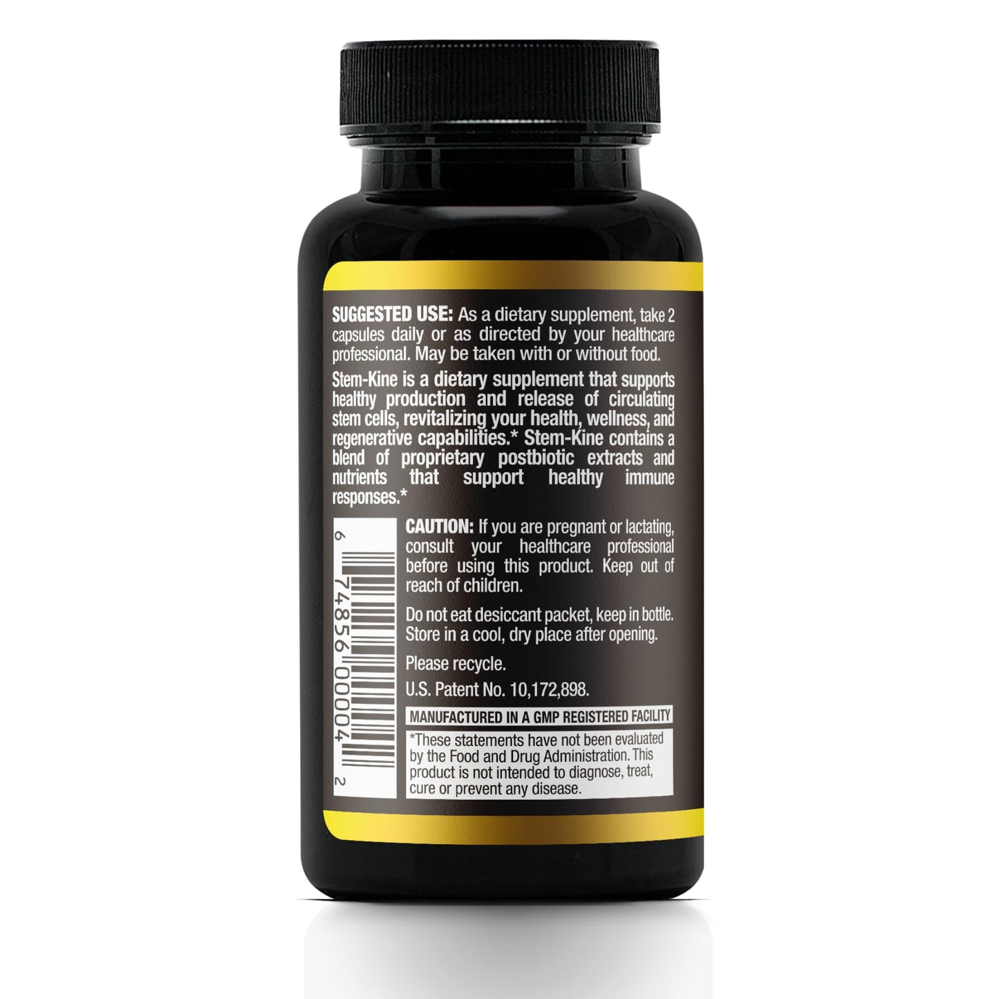 Aidan Products Stem-Kine Stem Cell Supplements, Clinically Proven to Increase Circulating Stem Cells, Pack of 2, Promoting Healing and Anti-Aging, 2 Pack of 60 Capsules Each Aidan Products