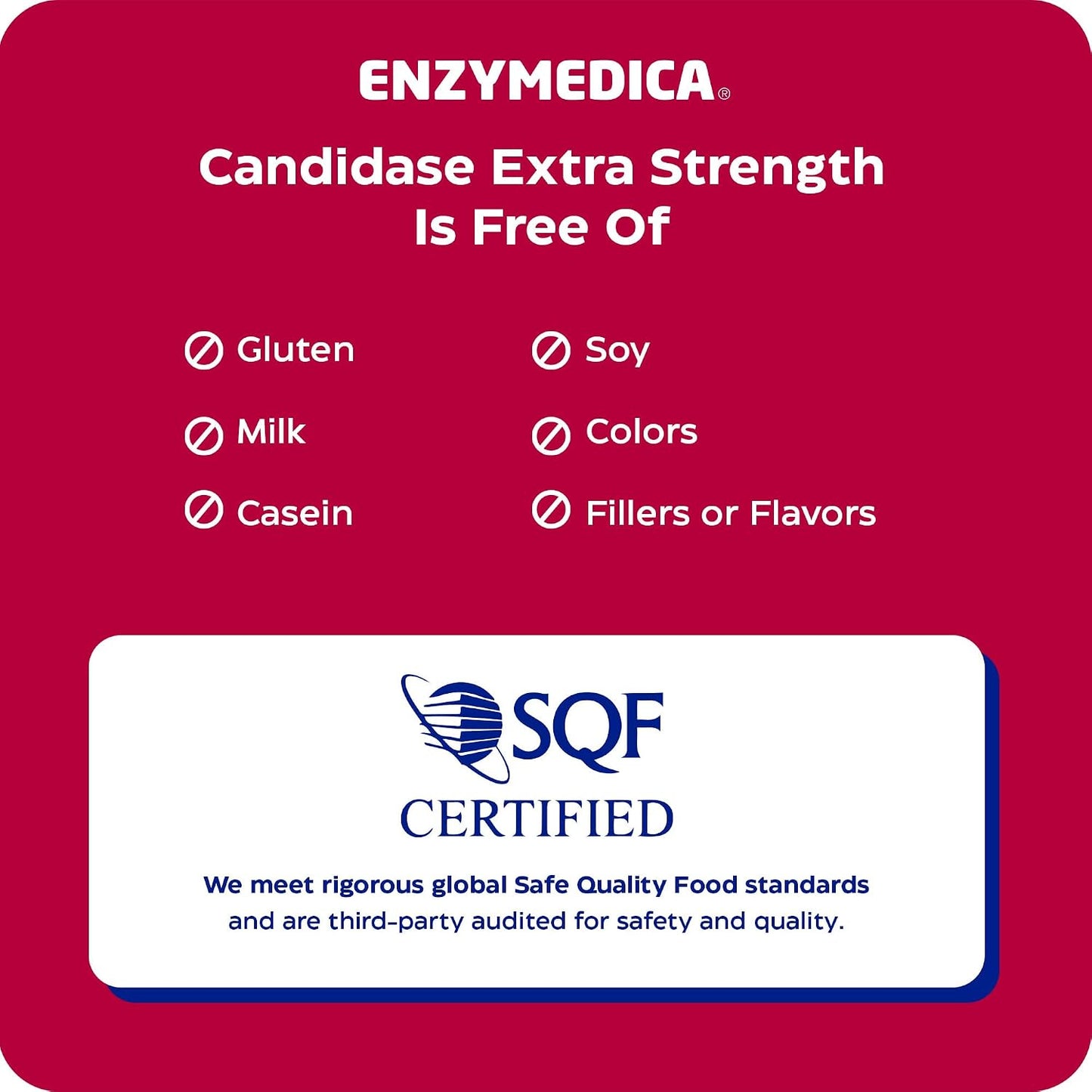Enzymedica Candidase Extra Strength - 42 Capsules Gsupps Australia