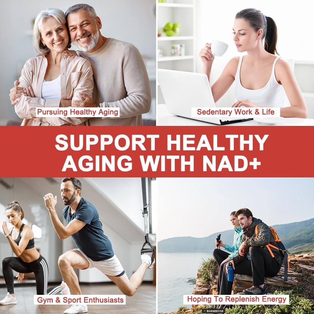 Zoone Nutra NAD Supplement 1200mg with Nicotinamide Riboside, PQQ & Resveratrol – Advanced Cellular Energy & Longevity Support – Anti-Aging Formula for Mental Clarity – 30 Packets Zoone Nutra