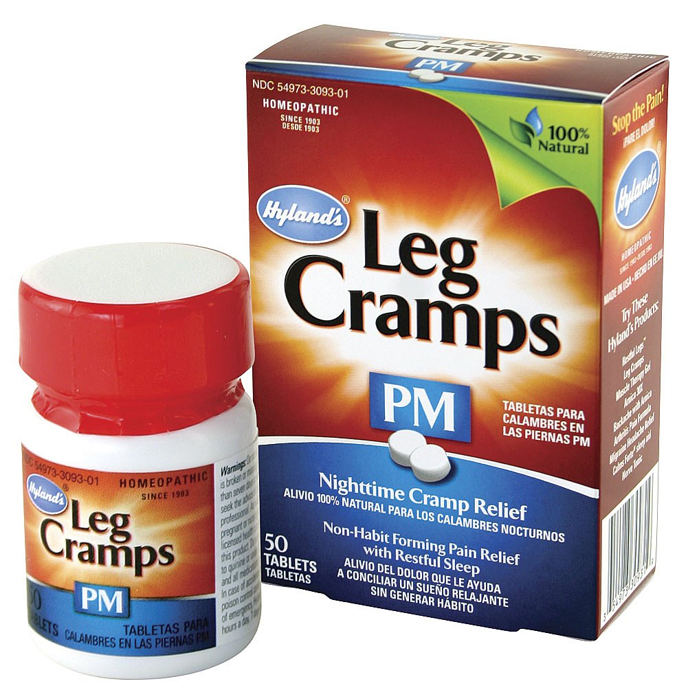 Hyland's Leg Cramps PM Tablets, 50 Count (Pack of 2) Hyland's