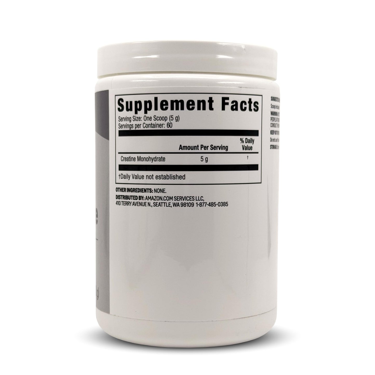 Amazon Basics Creatine Monohydrate Powder, 10.58 oz, 60 Servings Amazon Basics