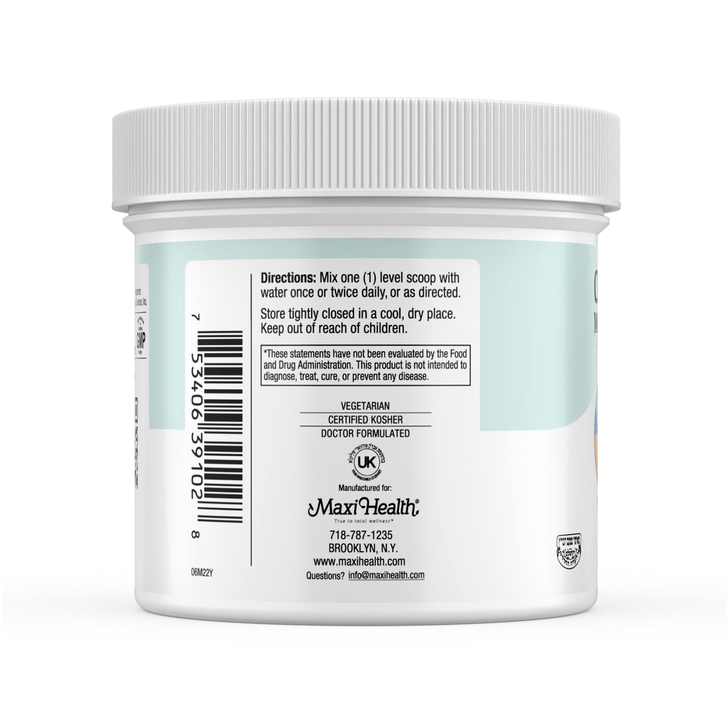 Maxi Health Creatine Monohydrate Powder – Pure Creatine Powder with L-Taurine & Ribose for Energy, Strength, & Muscle Gain – Vegan & Kosher – 30 Servings Maxi Health