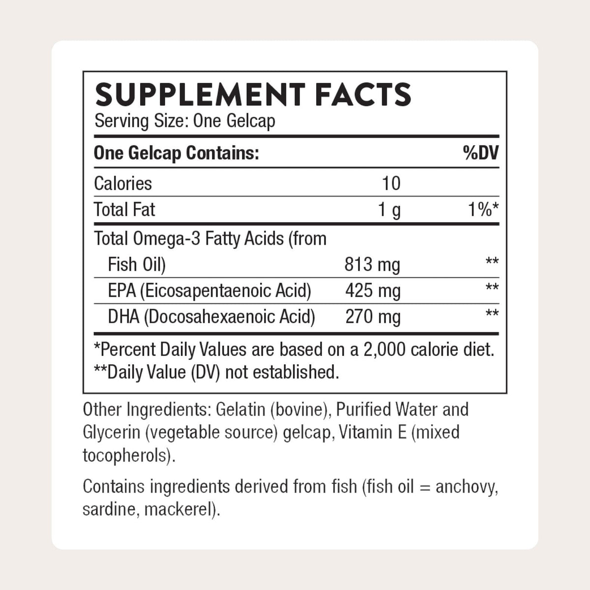 THORNE - Super EPA - Omega-3 Fish Oil Supplement with EPA & DHA from Sustainably Sourced Fish - Supports Brain, Skin, Joint & Heart Health* - Third-Party Certified THORNE