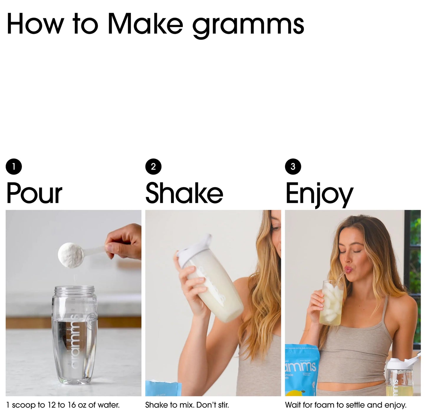 GRAMMS Clear Protein Powder 20G Protein for Women & Men | Lactose Free, Grass-Fed Whey Isolate, Gluten Free, Zero Sugar, Gut Friendly, Non-Bloating GRAMMS