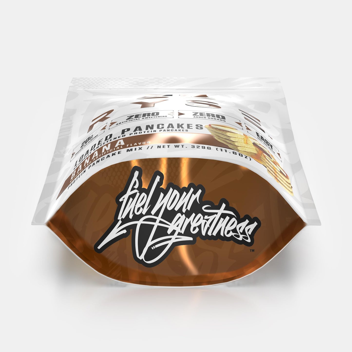 RYSE Loaded Protein Pancake & Waffle Mix - Buttermilk - Naturally Sweetened Breakfast with 21g Protein, 3g MCTs and 2g Fiber - No Added Sugar - High Protein Snack for Clean Energy - 6 Servings Gsupps Australia