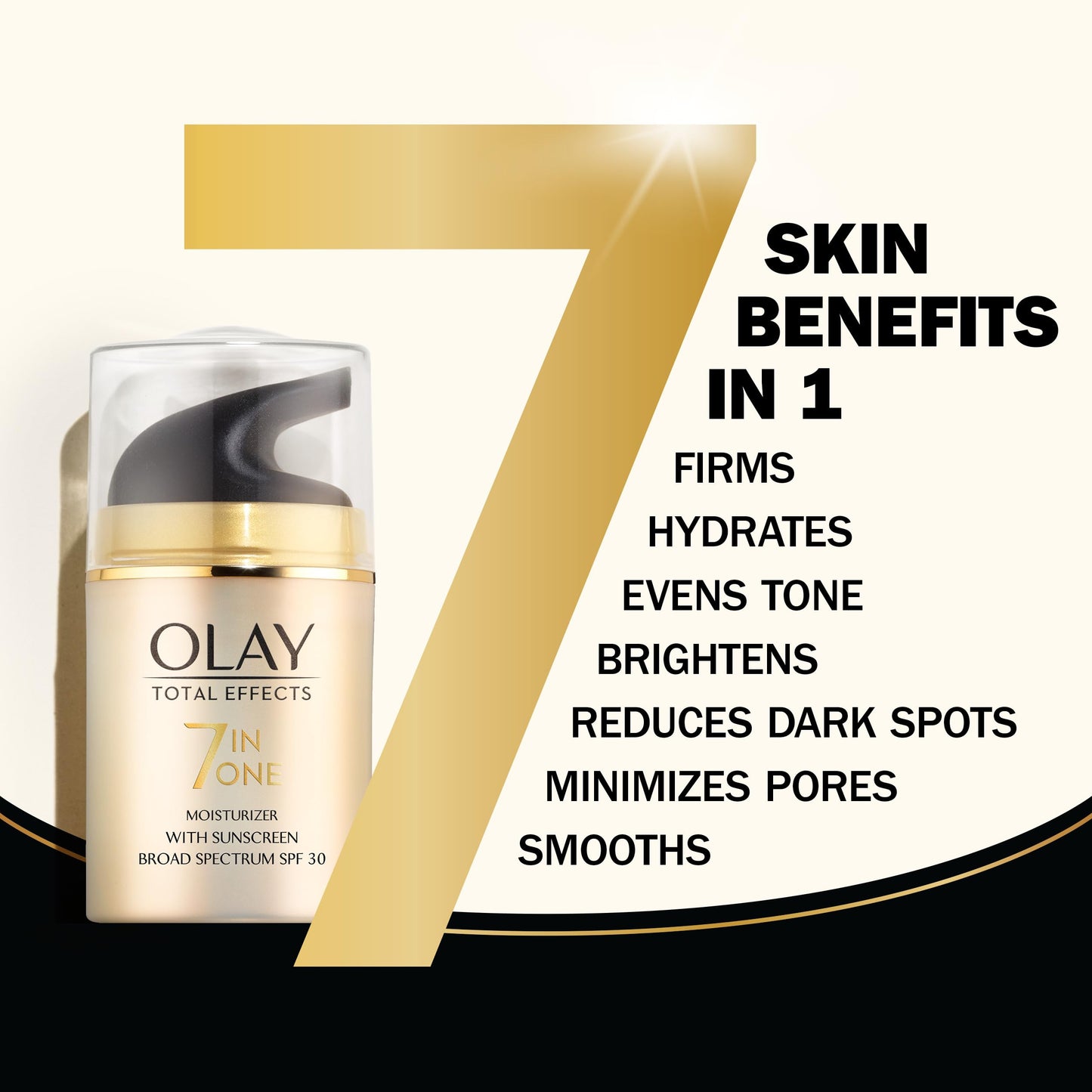 Olay Facial Moisturizing Lotion SPF 30 Total Effects for Dry Skin, 7 Benefits including Minimize Pores, Anti-Aging, 1.7 oz Procter & Gamble