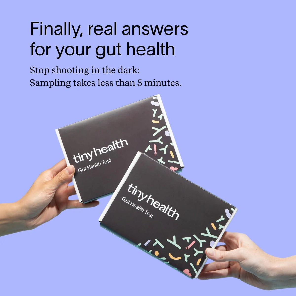Tiny Health Gut Health Test Kit for Adults, Fast & Mess-Free, Home Test for Women and Men with Easy Ship-in Kit, 3-4 Weeks Results, Understand Biomarkers with Expert Insights Tiny Health