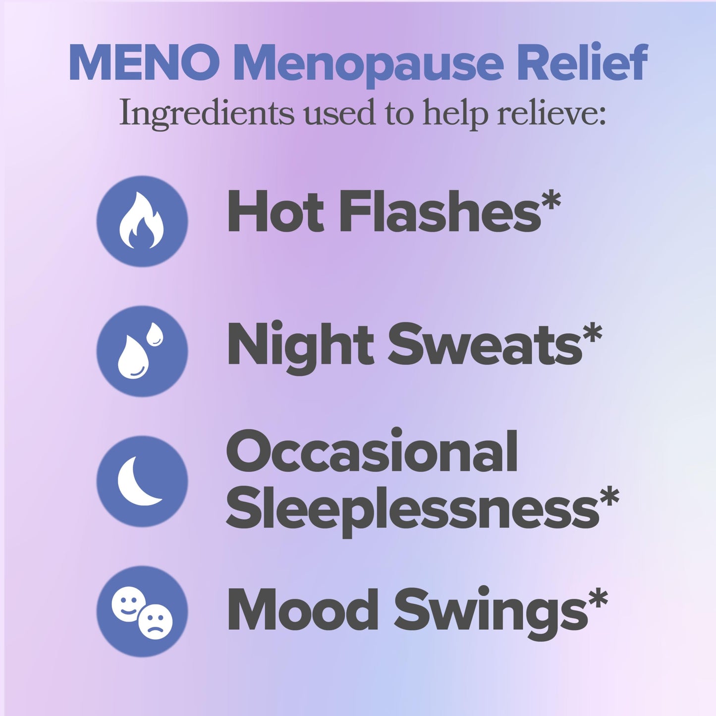 O Positiv MENO Gummies for Menopause, 30 Servings (Pack of 1) - Hormone-Free Supplements for Women with Black Cohosh & Ashwagandha KSM-66 - Helps Alleviate Hot Flashes, Night Sweats, & Mood Swings O Positiv